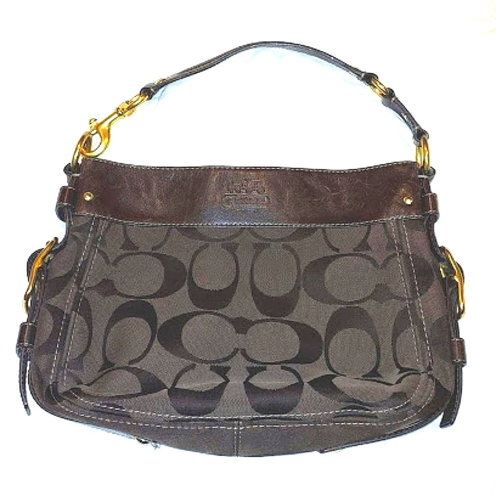 Coach Zoe Signature Bag Gem